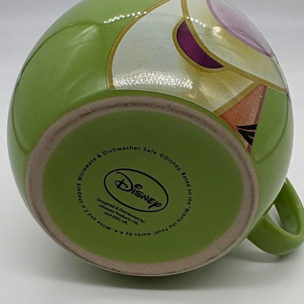 Disney Official Winnie The Pooh Tigger Green Barrel Mug Cup Tiger Walt Disney - Picture 3 of 4